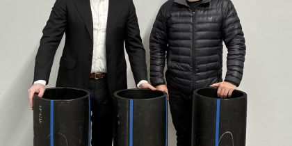 Notched Pipe Test (NPT) on pipes OD 315 x 18.7 (SDR17) following DIN EN ISO 13479